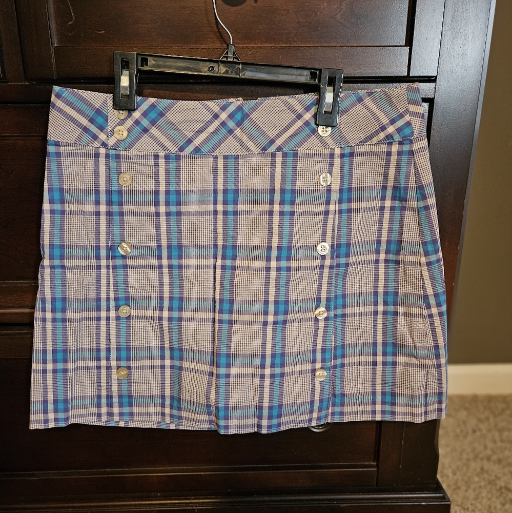 Lady Hagen Plaid Golfing Skort, size 8